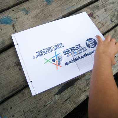 Dokumentation I . Durchblick . das kunterbunte Zaunprojekt auf dem Gr&auml;selberg 2013/2014 